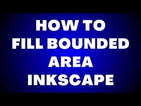 How to Fill Bounded Area in Inkscape?