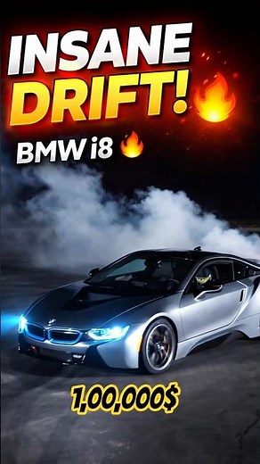 BMW i8 🚀Crazy Drift at Night 😱🔥#bmwi8 #drift #shorts #cars #viralshorts #carvideo #drifting #bmw