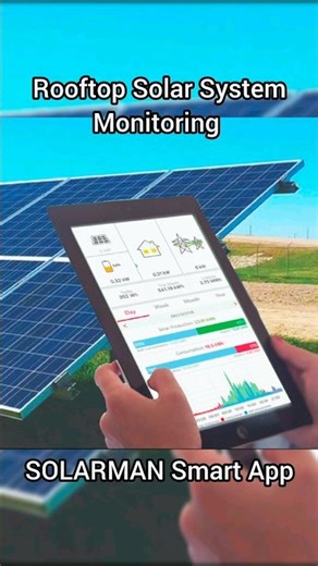 Solar System Monitoring | Rooftop Solar | Green Energy | SOLARMAN Smart App | PowerOne Micro Systems