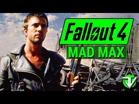 FALLOUT 4: Max Rockatansky MAD MAX Road Warrior Character Build!