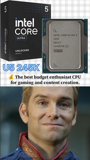 Ranking of Intel ultra 200 series CPUs by meme #shorts #trending #viral #memes #ranking #cpu #intel
