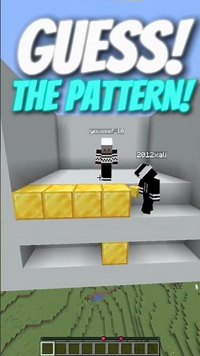 خمن الشكل الصحيح في ماين كرافت !💡😎