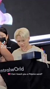 an OP taught Ni-ki Tagalog words 🥹 👤: can i teach you a filipino word? 🐥: philippines? 🤔 mahal kita! 👤: can you say bunso? 🐥: bunso? 👤: yes, it means maknae! 🐥: maknae, ahh! bunso. 👤: then, ate! 🐥: ate? 😀 🎥: allforchulsoo | Enhypen Updates PH