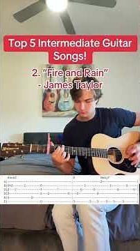 Top 5 Intermediate Guitar Songs! 🎸