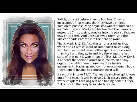 DEMONIZED--The Bible's Description of What Demons Are Like