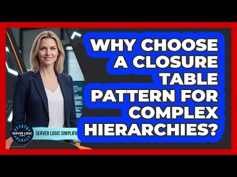 Why Choose A Closure Table Pattern For Complex Hierarchies?