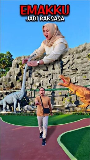 Apa❗Emak Jadi Raksasa Lagi❗Begini Cara Buatnya❗#editing #tutorial