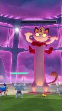 Catching a G-Max Meowth in pokémon go #pokemongo #pokemon #gmax