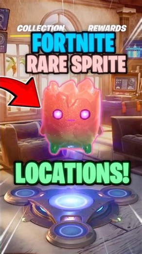 Fortnite BEST Secret RARE Sprite Locations!