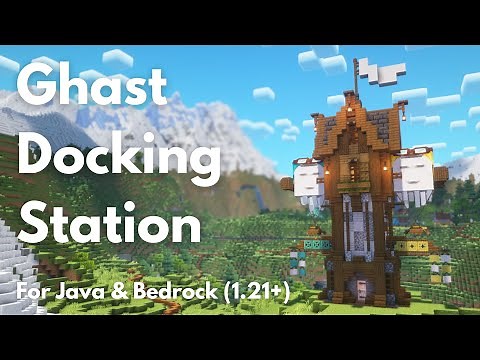 GHAST DOCKING STATION | Minecraft Tutorial | Java & Bedrock [1.21.6]