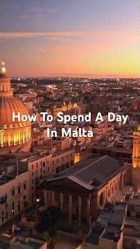 How to REALLY Spend 24 Hours in Valletta, Malta 🇲🇹 #shorts #travel