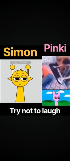Simon and pinki try not to laugh #incredibox #sprunki #animation #memes #trynottolaugh #trytolaugh