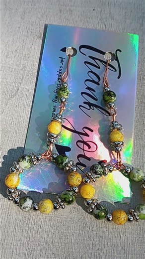 #diy ##jewellery #earrings #diy #copper #jewellery #sub #jewellerymaking #beads #jewellerydesign