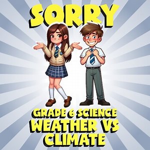 Weather vs Climate SORRY Science Game - No Prep Grade 6 Review