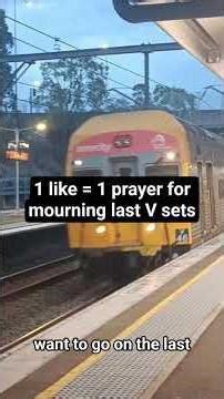 the end of an era for the V sets last service ever!!!! #sydneyandnswrailvlogs #lastVset
