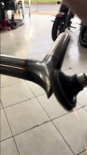 Final Finish on a Handmade Handlebar - SSB customs #harleydavidson #custommotorcycle #handlebar