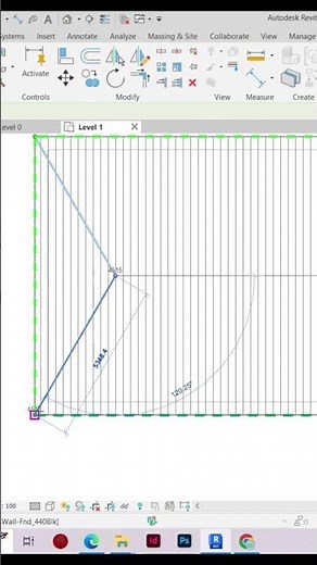 Complex slope roof in Revit - tutorial#autodeskrevit #revit #home #revittutorial #bim #architecture