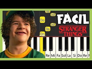 Stranger Things - Never Ending Story - TUTORIAL DE PIANO FÁCIL