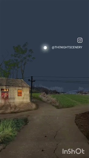 Beautiful night scenery ..