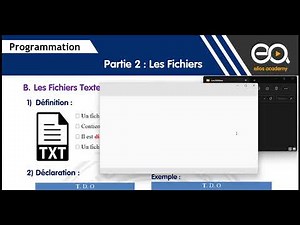 02_Les fichiers : Fichier Texte - Définition et Déclaration