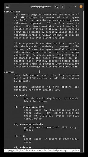 df command in linux for beginners