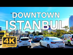 🇹🇷 Istanbul Downtown Driving Tour - Scenic Driving Tour in 4K
