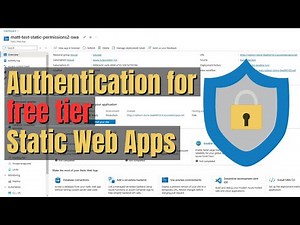How to Add Authentication to Free Tier Static Web Apps in Azure 🔒