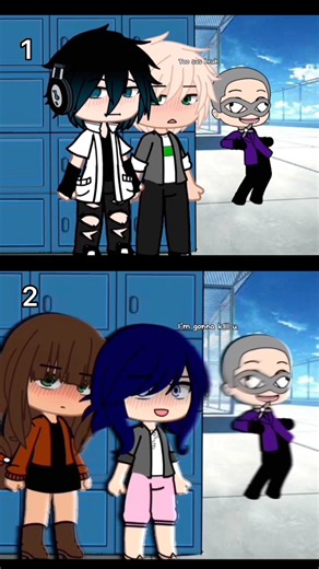 1 or 2? Too sus bruh 😠 #gacha #bl #gl #blgacha #gay #gachabl #memes