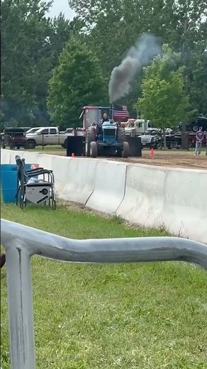 Mitch at the Gilman Tractor Pull #2024 #Ford #farmpower #farmequipment