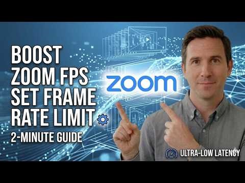 How to Set Screen Share Frame Rate Limit in Zoom 2 Minutes