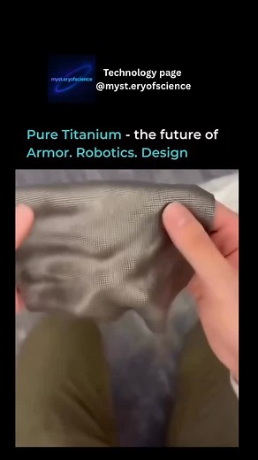 Tech on Instagram: "Pure titanium — the future of armor, robotics, and design isn’t just a metal; it’s a statement of strength, precision, and evolution. Imagine a material so resilient that it laughs at corrosion, shrugs off heat, and handles forces that would destroy ordinary metals. Titanium isn’t here to compete; it’s here to redefine what durability means. From aerospace to medical implants, from high-performance machines to futuristic robots, it is the closest thing we have to real-world s