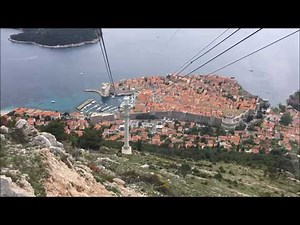 Dubrovnik Cable Car Croatia Top Tourist Attraction HD
