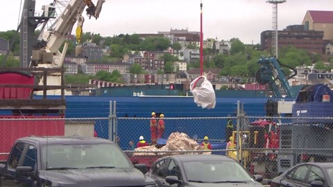 Ship Brings Back Titan Submersible Debris