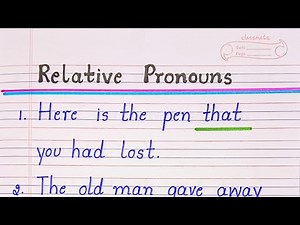 Relative Pronouns Explained: The Grammar Guide