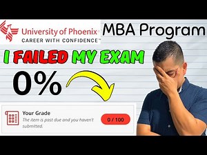 University of Phoenix: I Failed My FINAL Exam | MBA Vlog #11