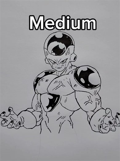 Mastering Frieza: Drawing Techniques from Easy to Hard