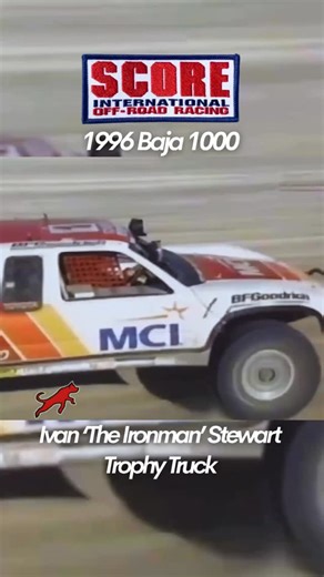 Dead Red Off-Road on Instagram: "BAJA IS WON BEFORE THE GREEN FLAG Ivan “Ironman” Stewart at full song in the desert is what trophy truck history looks like in motion. This reel captures the 1996 Baja 1000 mindset: eyes up, foot down, and absolutely zero hesitation as Ivan attacks the rough stuff at race pace—because in SCORE, the desert doesn’t “open up,” you take it. Supporting Ivan was Cal Wells and Precision Preparation Inc. (PPI) bringing the heat with a program built to win: meticulous pre