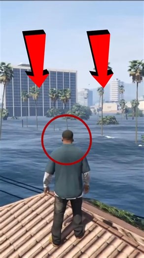 🌊 Así se ve un tsunami en todos los GTA 🤯 #gta