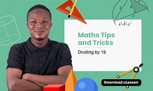 13 reactions | Learn how to divide numbers by 19 without a calculator! Become a Maths pro by learning Mathematics on the uLesson App. Click this link bit.ly/uLLFCBK to download the app. #uLesson #LoveLearning #Mathematics #LearningAppforKids | uLessonApp | Facebook
