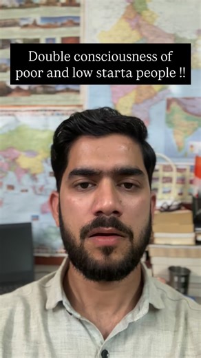 The Sensible Academy on Instagram: "Double consciousness is the internal conflict experienced by marginalized groups who must constantly view themselves through the lens of a society that devalues them. Coined by W.E.B. Du Bois, it describes a “split identity” where the suppressed must master the cultural rules of the dominant group to survive, while simultaneously maintaining their own true sense of self. This creates a unique “second sight”—a profound understanding of social reality—but it als