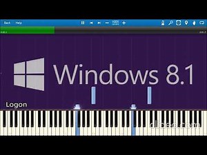 (REMAKED VIDEO) All windows startup and shutdown sound on synthesia reversed