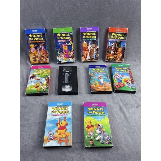 Vintage the New Adventures of Winnie the Pooh VHS Lot Walt Disney Home Video - Etsy