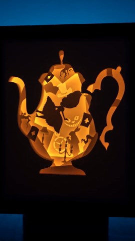 Alice DIY Light Box Templates (PDF for Printing   SVG for Cutting Machines)   How to Make Shadow Box Video Tutorial - Etsy