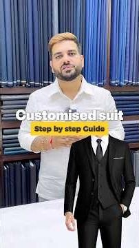 Customise suit, step-by-step guide 🤵‍♂️✅
