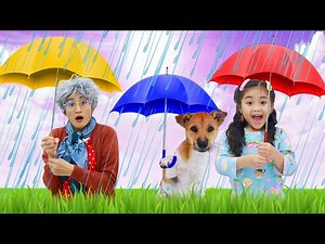 Annie Pretend Play Take Care of Puppy Dog and Sick Uncle - Videos For Kids
