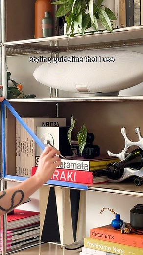 Nick Lowry | How to style your shelves better using the triangle method. Let me know if you want a Part 3 or what bookshelf styling problems you’re... | Instagram