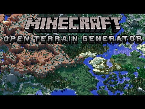 Обзор мода Open Terrain Generator | Создай свой мир | Minecraft 1.12.2