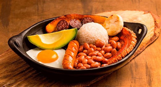 Bandeja paisa - Plato Fuerte - Recetas Colombianas