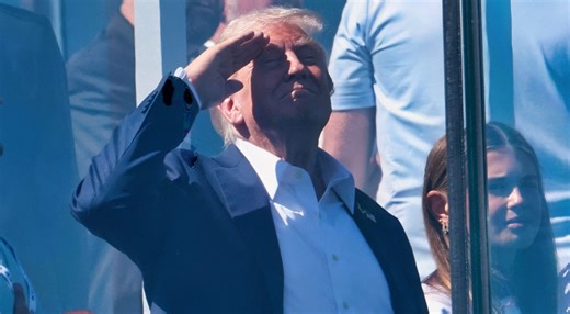 Photo Leaks Of Donald Trump's Massive Gold Statue Erected At PGA Tour Golf Course Ahead Of Tournament