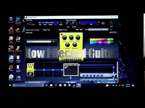 How To Record Guitar (Using Audacity And Fender Mustang Amp)